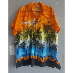 Rima Hawaiian Shirts Men XL Vintage 1996,tropical, Short Sleeves.